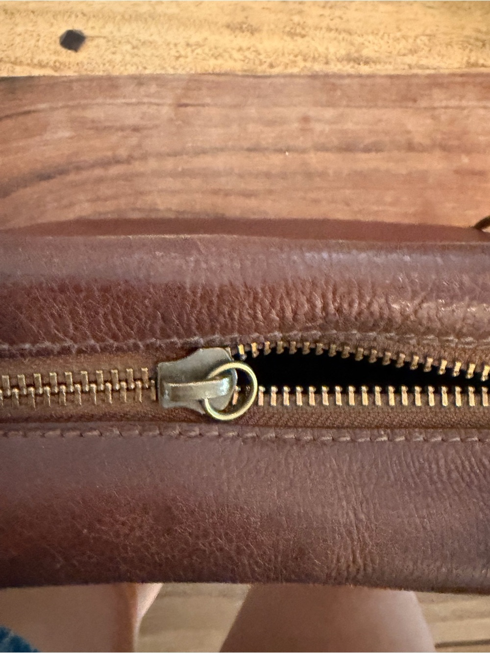Madewell Brown Leather Crossbody Camera Bag - Picture 11 of 11